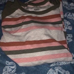 Sonoma Fall Striped Long Sleeve